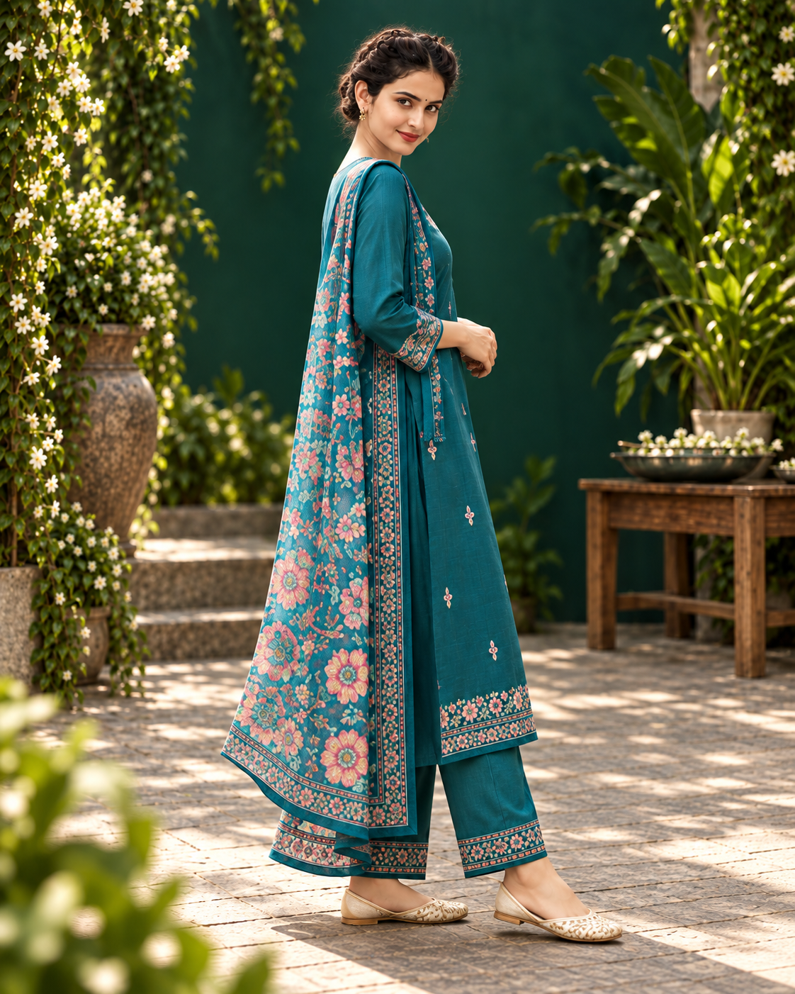 Mehar Garden Anarkali Set photo 3